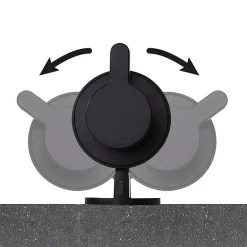 Tiger Bathroom Accessori Tiger Tune Swivel Soap Dispenser - Brushed Stainless Steel/Black -Plumbing Supplies Sales 1326030946 d1