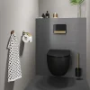 Tiger Bathroom Accessori Tiger Tune Toilet Roll Holder With Cover - Brushed Brass/Black -Plumbing Supplies Sales 1326635646 d4