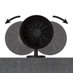 Tiger Bathroom Accessori Tiger Tune Swivel Toilet Brush & Holder - Brushed Black Metal/Black -Plumbing Supplies Sales 1327338946 d1