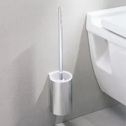 Keuco Plan Wall Mounted Toilet Brush & Holder - Chrome/White 5 Keuco Plan Wall Mounted Toilet Brush & Holder - Chrome/White -Plumbing Supplies Sales 14972010100 l