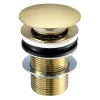 Just Taps Plu JTP Vos Brushed Brass Unslotted Click Clack Basin Waste 2 Just Taps Plu JTP Vos Brushed Brass Unslotted Click Clack Basin Waste -Plumbing Supplies Sales 23709ccbbr l1