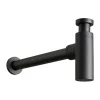 Just Taps Plu JTP Vos Matt Black Basin Bottle Trap -Plumbing Supplies Sales 28775mb l