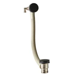 Just Taps Plu JTP Vos Matt Black Click Clack Bath Filler Waste