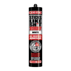 Evo-Stik Sticks Like Sh*t Turbo Grab Adhesive 290ml - White