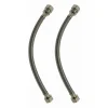 Victorian Plumbing Pair Of 1/2" X 15mm X 500mm Flexible Tap Connectors -Plumbing Supplies Sales 324634x2 l2