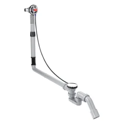 Hansgrohe Exafill S Basic Set For Bath Filler With Waste & Overflow Set For Large Bathtubs
