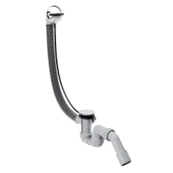 Hansgrohe Flexaplus Complete Set Waste & Overflow Set For Standard Bathtubs