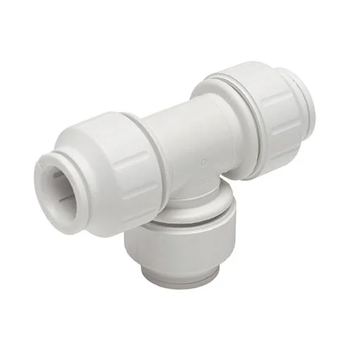 JG Speedfit Plumbing Fitting JG Speedfit 22mm White Equal Tee 3 JG Speedfit Plumbing Fitting JG Speedfit 22mm White Equal Tee