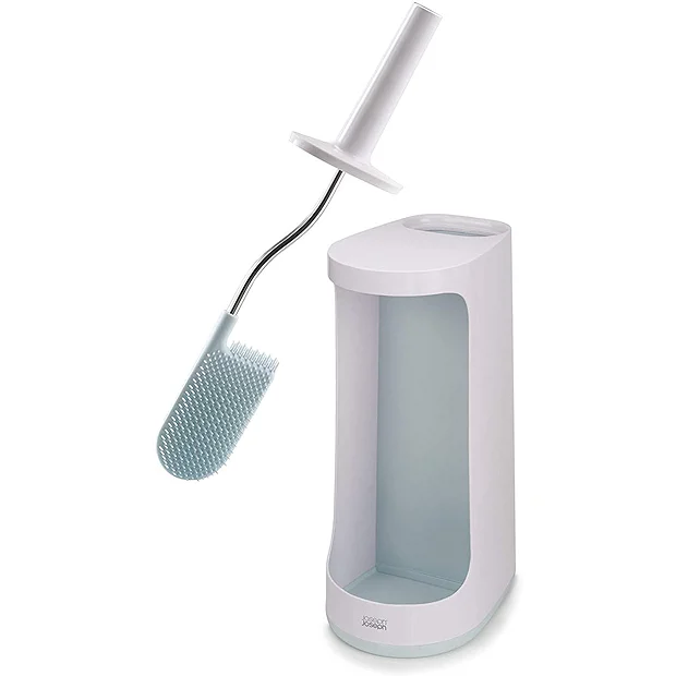 Joseph Joseph Bathroom Joseph Joseph Flex Store Toilet Brush With Extra-Large Caddy - Blue/White 4 Joseph Joseph Bathroom Joseph Joseph Flex Store Toilet Brush With Extra-Large Caddy - Blue/White - Image 2
