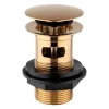 Arezzo Brushed Bronze Slotted Click Clack Basin Waste -Plumbing Supplies Sales abrzbws l