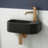 Arezzo Brushed Bronze Round Basin Bottle Trap -Plumbing Supplies Sales abrzrbtp d1