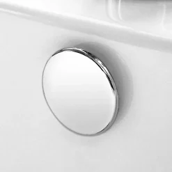 Victorian Plumbing Round Chrome Basin Overflow Cover -Plumbing Supplies Sales aoc01 l1
