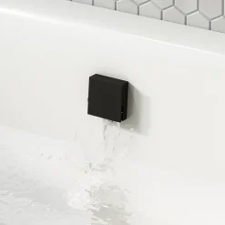Arezzo Matt Black Square Slimline Freeflow Bath Filler Waste And Overflow 7 Arezzo Matt Black Square Slimline Freeflow Bath Filler Waste And Overflow -Plumbing Supplies Sales az243mbsq d1