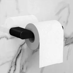 Arezzo Matt Black Toilet Roll Holder 8 Arezzo Matt Black Toilet Roll Holder -Plumbing Supplies Sales azb165tr d1