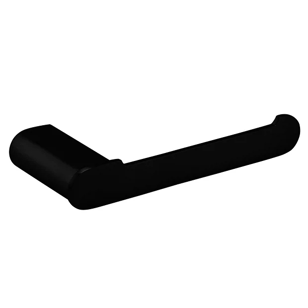 Arezzo Matt Black Toilet Roll Holder 6 Arezzo Matt Black Toilet Roll Holder - Image 4