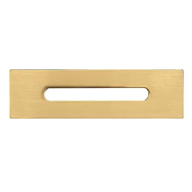 Arezzo Brushed Brass Overflow Insert And Pop-Up Waste Cover 5 Arezzo Brushed Brass Overflow Insert And Pop-Up Waste Cover - Image 3