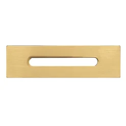 Arezzo Brushed Brass Curved Overflow Insert And Pop-Up Waste Cover -Plumbing Supplies Sales azbbofd1d1