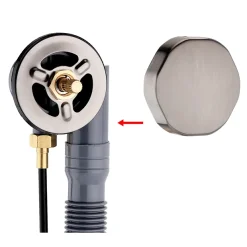 Arezzo Gunmetal Grey Bath Pop-up Waste & Overflow -Plumbing Supplies Sales azgmbwd1