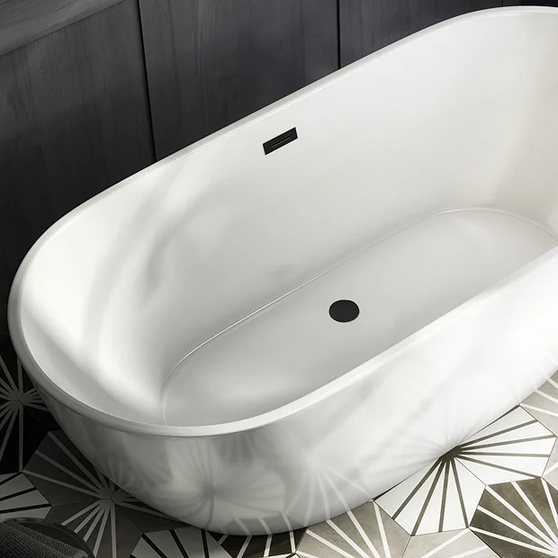 Arezzo Matt Black Overflow Insert And Pop-Up Waste Cover 4 Arezzo Matt Black Overflow Insert And Pop-Up Waste Cover - Image 2