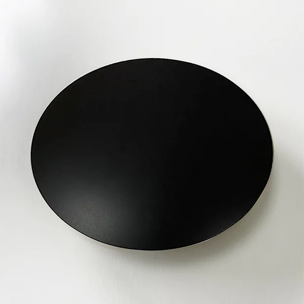 Arezzo Matt Black Curved Overflow Insert And Pop-Up Waste Cover 3 Arezzo Matt Black Curved Overflow Insert And Pop-Up Waste Cover