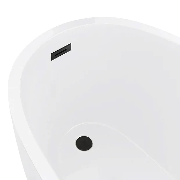 Arezzo Matt Black Curved Overflow Insert And Pop-Up Waste Cover 4 Arezzo Matt Black Curved Overflow Insert And Pop-Up Waste Cover - Image 2