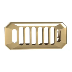 Arezzo Brushed Brass Basin Overflow Grill Cover Insert