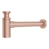 Arezzo Rose Gold Round Basin Bottle Trap -Plumbing Supplies Sales azrgbtp l