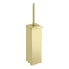 Arezzo Square Toilet Brush Brushed Brass -Plumbing Supplies Sales azsqtbbb lrg2