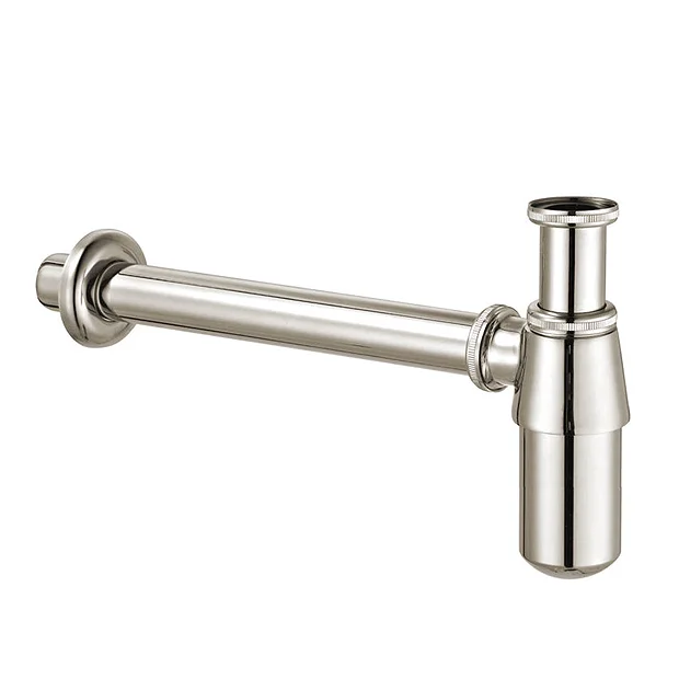 BagnoDesign Aquaeco Brushed Nickel Basin Bottle Trap 3 BagnoDesign Aquaeco Brushed Nickel Basin Bottle Trap