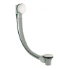 BagnoDesign Brushed Nickel Pop-up Bath Waste With Flexible Overflow Pipe 500mm -Plumbing Supplies Sales bdpwbt11055ubnb l