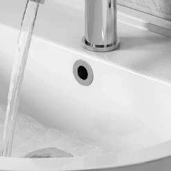 Victorian Plumbing Chrome Plated Brass Basin Overflow Cover Insert Hole Trim -Plumbing Supplies Sales boc01cpnd1