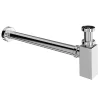 Britton Bathrooms - Square Basin Bottle Trap With 40cm Pipe -Plumbing Supplies Sales brittonbathroomssquarebasinbottletrapwith40cmpipel