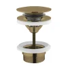Crosswater Universal Basin Click Clack Waste - Brushed Brass -Plumbing Supplies Sales bsw0290f l
