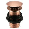 Arezzo Rose Gold Unslotted Click Clack Basin Waste 1 Arezzo Rose Gold Unslotted Click Clack Basin Waste -Plumbing Supplies Sales bswrgu l