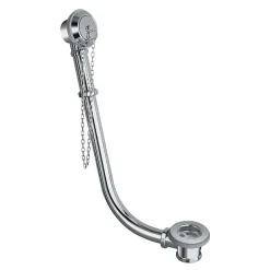 Crosswater - Chrome Exposed Bath Waste With Plug And Chain