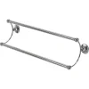 Urlington Bathroom Burlington - Double Chrome Towel Rail -Plumbing Supplies Sales bura17chrverylarge
