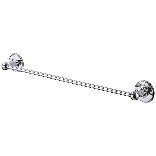 Urlington Bathroom Burlington Single Chrome Towel Rail 3 Urlington Bathroom Burlington Single Chrome Towel Rail