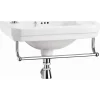 Urlington Bathroom Burlington Add On Towel Rail For Square Cloakroom Basins - T6 -Plumbing Supplies Sales burt6verylarge