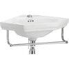 Urlington Bathroom Burlington Add On Towel Rail For Corner Cloakroom Basins - T8 -Plumbing Supplies Sales burt8verylarge