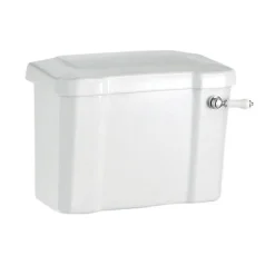 Urlington Bathroom Burlington Close Coupled/Low Level Cistern 44cm + Ceramic Lever