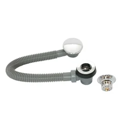 Victorian Plumbing Easy Clean Click Clack Bath Waste With Overflow