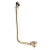 Chatsworth Traditional Luxury Exposed Retainer Bath Tub Waste Brushed Brass -Plumbing Supplies Sales chtexbwbb lrg