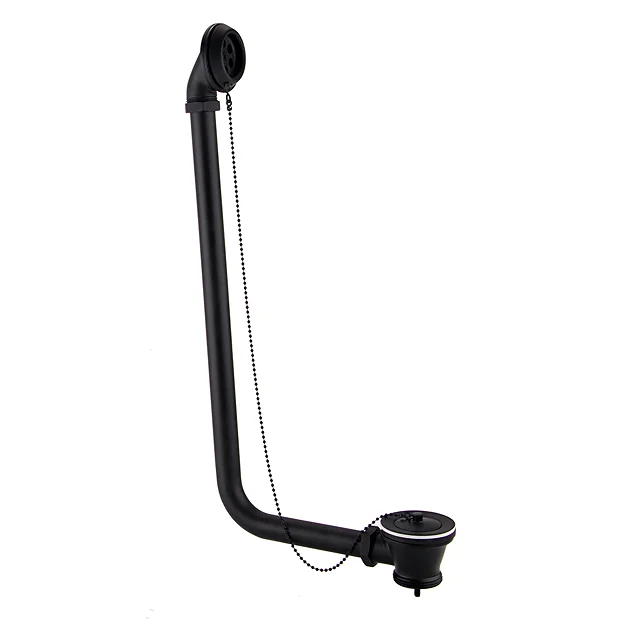 Chatsworth Traditional Luxury Exposed Retainer Bath Tub Waste Matt Black 3 Chatsworth Traditional Luxury Exposed Retainer Bath Tub Waste Matt Black