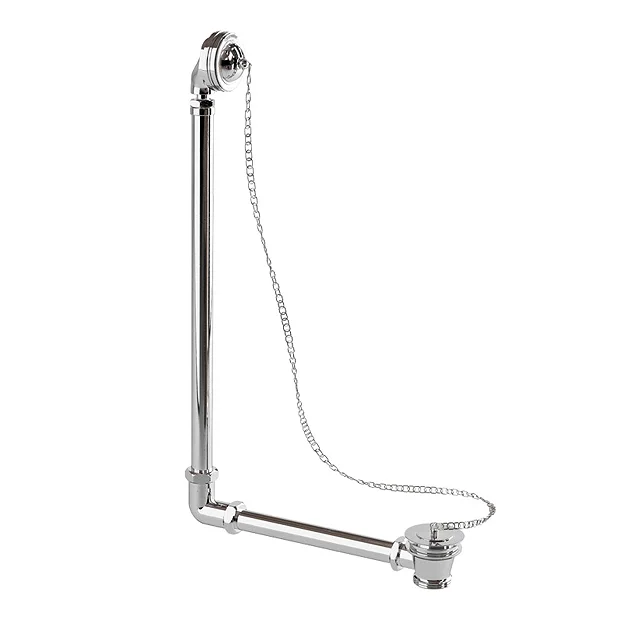 Clearwater Bath Clearwater - Vertical Bath Overflow, Plug & Chain Waste For External Use 3 Clearwater Bath Clearwater - Vertical Bath Overflow, Plug & Chain Waste For External Use