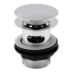 Cruze Bathroom Cruze Slotted Bath Waste With No Overflow Chrome