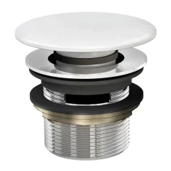 Arcade Bathroom Arcade Click Clack Slotted Bath Waste With Natural Stone Cover