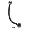 Nuie Chrome Bath Combined Waste & Overflow With Plug & Ball Chain