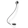 Nuie Extended Bath Pop Up Waste & Overflow - Chrome -Plumbing Supplies Sales ea333 lrg