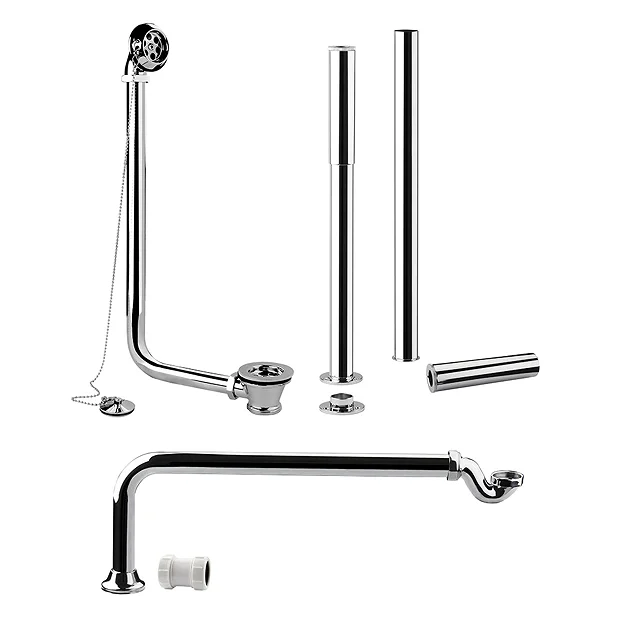 Hudson Reed Luxury Roll Top Bath Pack - Chrome 4 Hudson Reed Luxury Roll Top Bath Pack - Chrome - Image 2