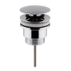 Arezzo Chrome Universal Push Button Basin Waste -Plumbing Supplies Sales ek310 l